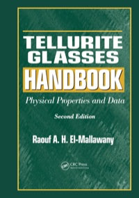 Imagen de portada: Tellurite Glasses Handbook 2nd edition 9781138075764