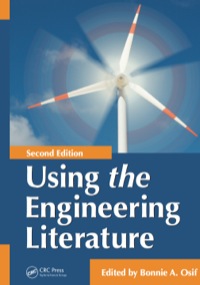 Cover image: Using the Engineering Literature 2nd edition 9781439850022