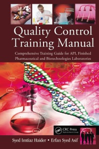 صورة الغلاف: Quality Control Training Manual 1st edition 9781439849941