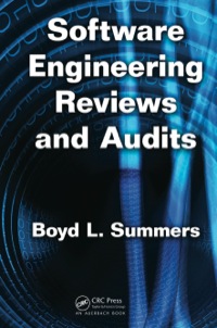 Cover image: Software Engineering Reviews and Audits 1st edition 9780367830595