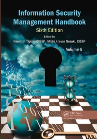 Omslagafbeelding: Information Security Management Handbook, Volume 5 6th edition 9781439853450