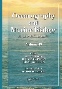 Cover image: Oceanography and Marine Biology 1st edition 9781439853641