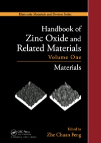 表紙画像: Handbook of Zinc Oxide and Related Materials 1st edition 9781439855706