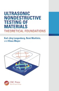 Imagen de portada: Ultrasonic Nondestructive Testing of Materials 1st edition 9781439855881