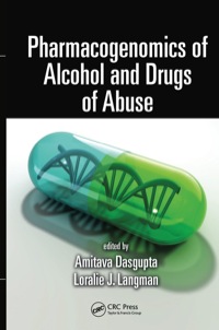 Imagen de portada: Pharmacogenomics of Alcohol and Drugs of Abuse 1st edition 9780367381493