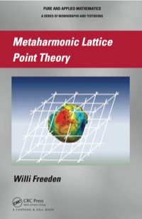 Imagen de portada: Metaharmonic Lattice Point Theory 1st edition 9781138382107
