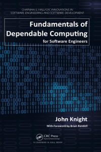 Imagen de portada: Fundamentals of Dependable Computing for Software Engineers 1st edition 9781439862551