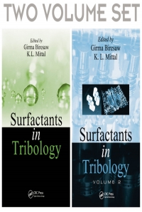 Cover image: Surfactants in Tribology, 2 Volume Set 1st edition 9781439840900