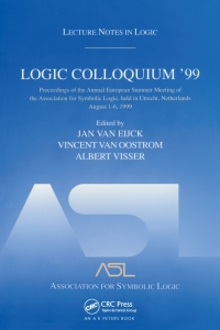 صورة الغلاف: Logic Colloquium '99 1st edition 9781568811994