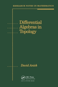 Cover image: Differential Algebras in Topology 1st edition 9781568810010
