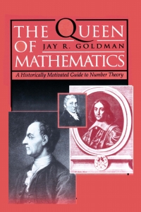Imagen de portada: The Queen of Mathematics 1st edition 9781568810065
