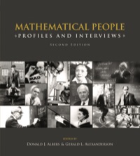Cover image: Mathematical People 2nd edition 9780367386870