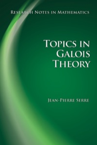 Cover image: Topics in Galois Theory 2nd edition 9780367488482