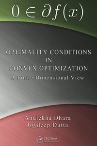 Cover image: Optimality Conditions in Convex Optimization 1st edition 9781439868225