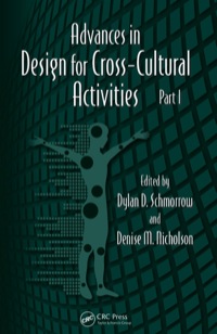 صورة الغلاف: Advances in Design for Cross-Cultural Activities Part I 1st edition 9781439870280