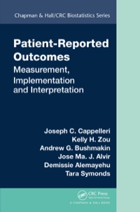 Cover image: Patient-Reported Outcomes 1st edition 9781439873670