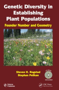 Imagen de portada: Genetic Diversity in Establishing Plant Populations 1st edition 9781578087211