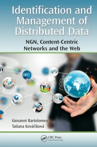 Imagen de portada: Identification and Management of Distributed Data 1st edition 9781439879078