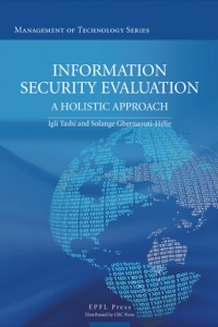 Cover image: Information Security Evaluation 1st edition 9781439879153
