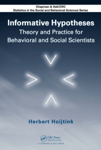 Immagine di copertina: Informative Hypotheses 1st edition 9781439880517