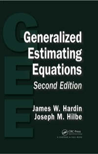 Imagen de portada: Generalized Estimating Equations 2nd edition 9781439881132