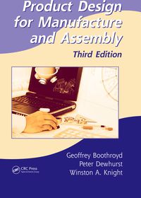 Imagen de portada: Product Design for Manufacture and Assembly 3rd edition 9781420089271