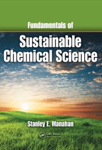 Imagen de portada: Fundamentals of Sustainable Chemical Science 1st edition 9781138424364