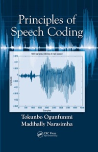 صورة الغلاف: Principles of Speech Coding 1st edition 9780849374289