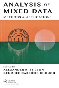 Immagine di copertina: Analysis of Mixed Data 1st edition 9780367380410