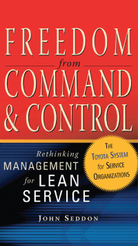 Cover image: Freedom from Command and Control 1st edition 9781563273278