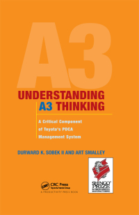 Cover image: Understanding A3 Thinking 1st edition 9781138036116