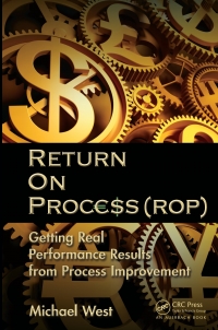 Cover image: Return On Process (ROP) 1st edition 9781439886397