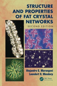 表紙画像: Structure and Properties of Fat Crystal Networks 2nd edition 9781032652207