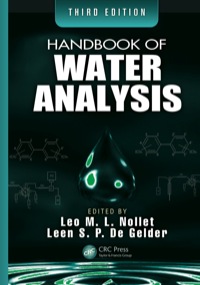 Imagen de portada: Handbook of Water Analysis 3rd edition 9781439889640