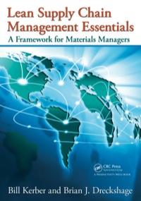 Immagine di copertina: Lean Supply Chain Management Essentials 1st edition 9781439840825