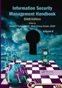 表紙画像: Information Security Management Handbook, Volume 6 6th edition 9781138199750