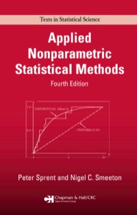 Cover image: Applied Nonparametric Statistical Methods 4th edition 9781584887010