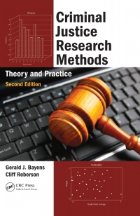 Cover image: Criminal Justice Research Methods 2nd edition 9781439836965