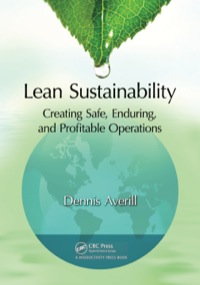 Cover image: Lean Sustainability 1st edition 9781439857168