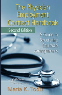 Imagen de portada: The Physician Employment Contract Handbook 2nd edition 9781439813164