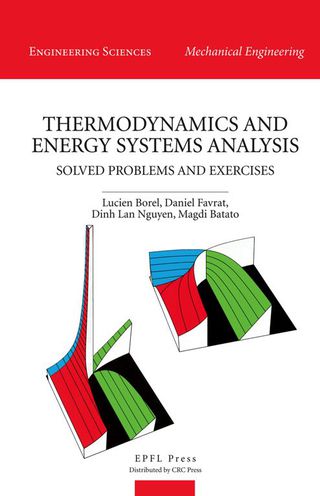 Cover image: Thermodynamics and Energy Systems Analysis 1st edition 9781439894705