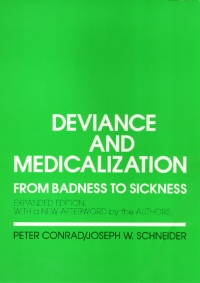 Omslagafbeelding: Deviance and Medicalization 9780877229988