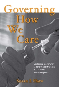 Imagen de portada: Governing How We Care 9781439906835