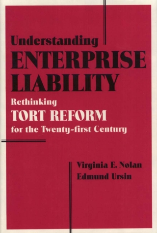 Cover image: Understanding Enterprise Liability 9781566392303