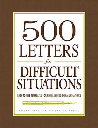 Cover image: 500 Letters for Difficult Situations 9781440500770