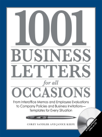 Cover image: 1001 Business Letters for All Occasions 9781598694543