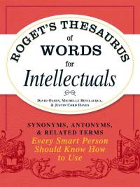 Cover image: Roget's Thesaurus of Words for Intellectuals 9781440528989