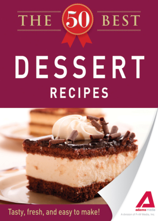 Cover image: The 50 Best Dessert Recipes 9781440536557