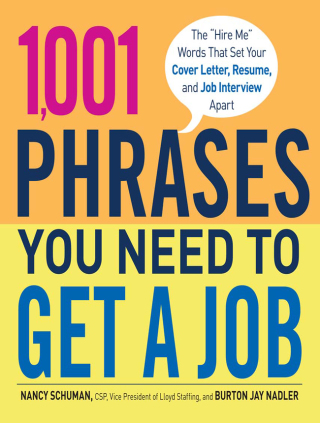 Cover image: 1,001 Phrases You Need to Get a Job 9781440538872