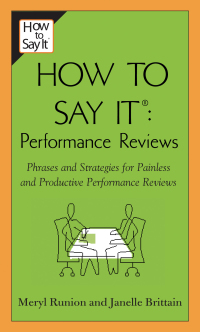 Cover image: How To Say It Performance Reviews 9780735204126